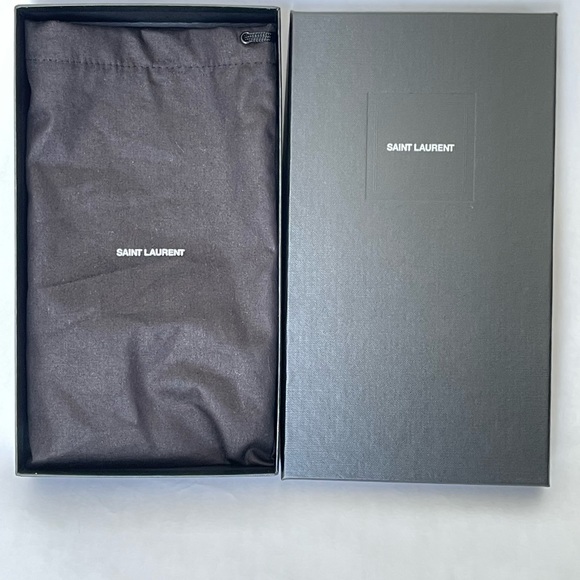 Saint laurent Pebble Grain Leather Zip Wallet - Picture 4 of 11